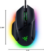 Razer Basilisk V3 Customizable Ergonomic Gaming Mouse: Fastest Gaming Mouse Switch - Chroma RGB Lighting - 26K DPI Optical Sensor - 11 Programmable Buttons - HyperScroll Tilt Wheel - Classic Black - Image 9