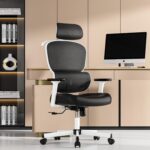 Office Chair, Ergonomic Desk Chair, High Back Desk Chair, Big and Tall Reclining Comfy Home Office Chair with Lumbar Support Breathable Mesh Computer Chair Adjustable Armrests - Image 8