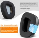 SOULWIT Cooling-Gel Replacement Earpads for Corsair Void/Void Pro/Void Elite/Surround Wired & Wireless RGB USB Gaming Headsets, Ear Pads Cushions with Ice Silk Fabric - Black - Image 5
