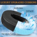 SOULWIT Cooling-Gel Replacement Earpads for Corsair Void/Void Pro/Void Elite/Surround Wired & Wireless RGB USB Gaming Headsets, Ear Pads Cushions with Ice Silk Fabric - Black - Image 6
