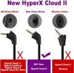 Replacement Game Mic Microphone for Post-2021 2nd Version Wired Kingston HyperX Cloud 2 Gaming Headsets, 3.5 mm Jack (New Version Wired) - Image 3