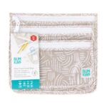 Bumkins Travel Bag, Toiletry, Baby, TSA Approved Pouch, Zip Bag, Quart Size Airline Compliant, Clear-Sided, Diaper Bag Organization, Makeup, Accessories, Set of 3 Sizes, Desert Boho - Image 7
