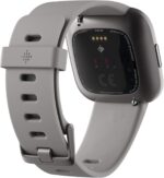 Fitbit Versa 2 Health & Fitness Smartwatch with Heart Rate, Music, Alexa Built-in, Sleep & Swim Tracking, Stone/Mist Grey, One Size (S & L Bands Included) - Image 5
