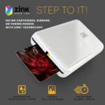 KODAK Step Instant Smartphone Photo Printer - Portable Mini Color Wireless Mobile Printer - Zink 2x3” Sticky-Back Photos - Bluetooth Compatible with iOS & Android Devices - Fun Editing App - White - Image 5