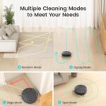 Lefant M210 Pro Robot Vacuum, 3 Adjustable Suction, WiFi/APP/Alexa, 120 Min Runtime, Self-Charging Robotic Vacuums, Slim, Quiet, 6 Cleaning Modes Ideal for Pet Hair, Hard Floors - Image 7