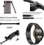 Lijinlan Metal Watch Band Adapter Fit for Amazfit T-Rex 2 Watch Connector with Screw Rod Link Bar Screwdrivers Remove Tool Clasp Connect 22mm Strap for Amazfit T-Rex2 Accessory - Image 4