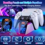 PS5 Controller Charger Station for Dualsense Controller & Edge Controller for PlayStation 5 Storage, PS5 Accessories Charging Station with Timer Function - Image 5