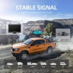 eRapta Wireless Backup Camera 7 Inch Rear View Monitor Kit HD 1080P Easy Installation 2 Channels Waterproof Night Vision Reverse Cam for Camper Van Truck Trailer AWT7 - Image 4