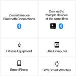 H10 Heart Rate Monitor Chest Strap - ANT + Bluetooth, Waterproof HR Sensor for Men and Women - Image 4