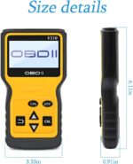 OBD2 Scanner Code Reader for Car Check Engine, Automotive CAN Diagnostic Tool, Read and Erase Fault Codes, Check Emission Monitor Status, Universal for All OBD II Protocol Cars After 1996 - Image 3