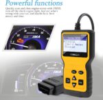 OBD2 Scanner Code Reader for Car Check Engine, Automotive CAN Diagnostic Tool, Read and Erase Fault Codes, Check Emission Monitor Status, Universal for All OBD II Protocol Cars After 1996 - Image 4