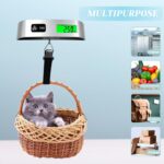Luggage Scale, 110lb Luggage Weight Scale with 4 Unit Switching Functions&LED Display, Luggage Scale Travel Digital for Weighing Luggage, Backpacks, Packages and Markets - Image 3