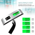 Luggage Scale, 110lb Luggage Weight Scale with 4 Unit Switching Functions&LED Display, Luggage Scale Travel Digital for Weighing Luggage, Backpacks, Packages and Markets - Image 4