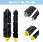 Replacement Parts for irobot Roomba 694 676 675 692 677 671 610 690 680 660 650 620 645 655 635 614 595 585 564 589 536 Robot Vacuum,3 Bristle & 3 Beater Brush,10 Filter,10 Side Brush - Image 3