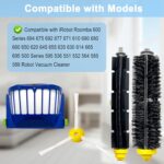 Replacement Parts for irobot Roomba 694 676 675 692 677 671 610 690 680 660 650 620 645 655 635 614 595 585 564 589 536 Robot Vacuum,3 Bristle & 3 Beater Brush,10 Filter,10 Side Brush - Image 4