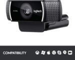 Logitech C922 Pro Stream Webcam 1080P Camera for HD Video Streaming & Recording 720P at 60Fps with Tripod Included (Renewed) - Image 8