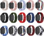 2 Packs Nylon Braided Band Compatible with Huawei Watch Fit 3 Women Men Lightweight Sport Replacement Wristbands Intended Adjustable Strap for Huawei Watch Fit 3 - Image 9