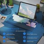 RK ROYAL KLUDGE RK96 RGB Limited Ed, 90% 96 Keys Wireless Triple Mode BT5.0/2.4G/USB-C Hot Swappable Mechanical Keyboard w/Wrist Rest, Software Support & Massive Battery, RK Yellow Switch - Image 3