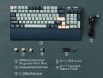 RK ROYAL KLUDGE RK96 RGB Limited Ed, 90% 96 Keys Wireless Triple Mode BT5.0/2.4G/USB-C Hot Swappable Mechanical Keyboard w/Wrist Rest, Software Support & Massive Battery, RK Yellow Switch - Image 9