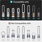 Leemone 2-IN-1 True HEPA+Carbon Filter Replacement for Dyson PH01 HP06 TP06 HP07 TP07 HP09 TP09 TP10 HP10 Air Puri-fier 360° Combi Glass Pure Cool Hot Humidify Fan, 1 Pack - Image 3