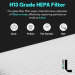 Leemone 2-IN-1 True HEPA+Carbon Filter Replacement for Dyson PH01 HP06 TP06 HP07 TP07 HP09 TP09 TP10 HP10 Air Puri-fier 360° Combi Glass Pure Cool Hot Humidify Fan, 1 Pack - Image 6