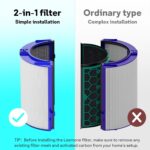Leemone 2-IN-1 True HEPA+Carbon Filter Replacement for Dyson PH01 HP06 TP06 HP07 TP07 HP09 TP09 TP10 HP10 Air Puri-fier 360° Combi Glass Pure Cool Hot Humidify Fan, 1 Pack - Image 9