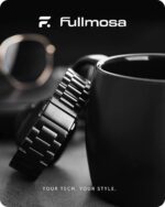 Fullmosa Compatible Apple Watch Bands 45mm 44mm 42mm 46mm 49mm 41mm 40mm 38mm, Metal iWatch Band with Case for Apple Watch Series 9 8 7 6 5 4 3 2 1 SE 10 Ultra, 42mm 44mm 45mm Black - Image 3