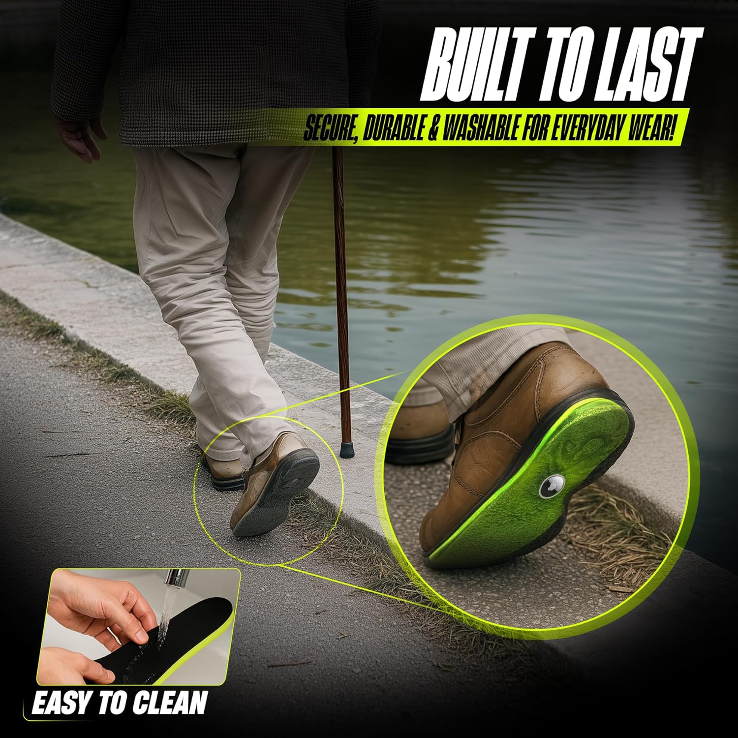 AirTag Shoe Insole - Comfortable & Secure AirTag Shoe Insert for Safety | GPS Tracker Insole for Kids, Elderly & Special Needs – Airtag Hidden Accessory ((20-24cm / 7.87-9.45“)) - Image 5