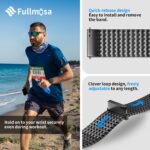 Fullmosa 18mm 20mm 22mm Stainless Steel Watch Band, Mesh Loop Magnetic Clasp Watch Strap Compatible with Garmin Vivoactive 4S/Vivomove 3S, Samsung Galaxy Watch 5 40mm 44mm - Image 8