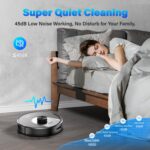 Tikom Robot Vacuum and Mop with Self-Empty Base, Home Mapping, 60-Day Capacity, for Homes with Pets Hair, Carpet & Hard Floors - Image 6