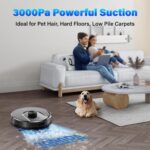 Tikom Robot Vacuum and Mop with Self-Empty Base, Home Mapping, 60-Day Capacity, for Homes with Pets Hair, Carpet & Hard Floors - Image 7