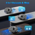 Tikom Robot Vacuum and Mop with Self-Empty Base, Home Mapping, 60-Day Capacity, for Homes with Pets Hair, Carpet & Hard Floors - Image 8