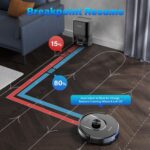 Tikom Robot Vacuum and Mop with Self-Empty Base, Home Mapping, 60-Day Capacity, for Homes with Pets Hair, Carpet & Hard Floors - Image 10