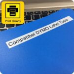 20-Pack Label Compatible with DYMO 91331 Tapes White Plastic Refills 12mm x 4m (1/2" x 13') for Printer LT100H LT100T QX50 LT-200B, Black on White - Image 7