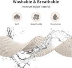 Stretchy Nylon Solo Loop Watch Bands for Amazfit GTS/GTS 2/GTS 2e/GTS 2 mini/GTS 3/GTS 4 Mini/GTS 4/GTR Mini, Elastic Braided Strap for Bip 3/Bip 3 Pro/Bip U Pro/Bip/Bip Lite Women Men - Image 5