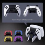 PS5 Controller Charging Station Dock, Dual Charging for Dualsense, Wireless Accessories with Blue LED ON/Off Automatically - Image 9