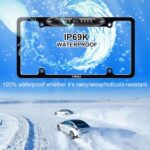 YIMU Backup Camera Vehicle Reversing for Car/SUV/Pickup/Truck/Van/RV/Trailer Single Power Rear View System Driving/Reversing Use IP69 Waterproof Night Vision License Plate Frame Backup Camera - Image 3