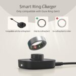 Compatible with Oura Ring Gen3 Charger Size 8, Fast and Safe Charging Dock with USB-C Cable, Travel-Friendly Design for Smart Ring (Black) - Image 3