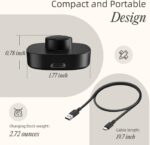 Compatible with Oura Ring Gen3 Charger Size 8, Fast and Safe Charging Dock with USB-C Cable, Travel-Friendly Design for Smart Ring (Black) - Image 5