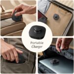 Compatible with Oura Ring Gen3 Charger Size 8, Fast and Safe Charging Dock with USB-C Cable, Travel-Friendly Design for Smart Ring (Black) - Image 8