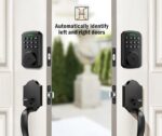 Keyless Entry Door Lock | APP Available But Not Required | Work with Gateway, Alexa and Google As | IP65 Waterproof | Deadbolt Smart Locks for Front Door | Auto Lock - Image 6