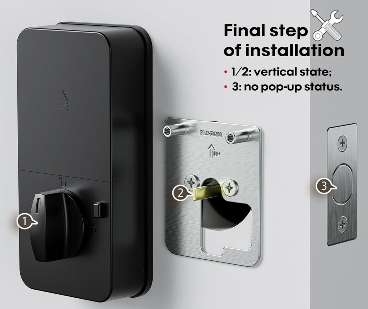 Keyless Entry Door Lock | APP Available But Not Required | Work with Gateway, Alexa and Google As | IP65 Waterproof | Deadbolt Smart Locks for Front Door | Auto Lock - Image 7