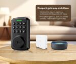 Keyless Entry Door Lock | APP Available But Not Required | Work with Gateway, Alexa and Google As | IP65 Waterproof | Deadbolt Smart Locks for Front Door | Auto Lock - Image 8
