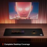 SteelSeries QcK Gaming Mouse Pad - XXL Cloth - Peak Tracking and Stability - Esports Mousepad - Never-Slip - Full Desk Coverage - Image 5