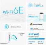 TP-Link Deco AXE5400 Tri-Band WiFi 6E Mesh System(Deco XE75 Pro) - 2.5G WAN/LAN Port, Covers up to 7200 Sq.Ft, Replaces WiFi Router and Extender, AI-Driven Mesh, New 6GHz Band, 3-Pack - Image 4