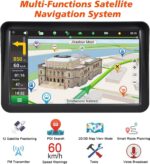 GPS Car Navigator, 9 Inch Display, Voice Guidance, Lifetime Maps with Voice Guidance and Speed Camera Warning 2D&3D map Americas Maps Free Lifetime Map - Image 5