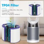 TP04 Replacement Filter for Dyson Air Purifier TP04 HP04 DP04 Pure Cool Fan Hot Tower Fan, 360 Combi Glass HEPA + 2-IN-1 HEPA Filters for TP04 Purifying Tower Fan - Image 6