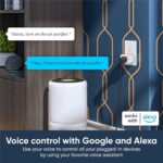 Wyze Plug, 2.4GHz WiFi Smart Plug, Compatible with Alexa, Google Assistant, IFTTT, No Hub Required, Four-Pack, White - Image 5