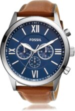 Flynn Chronograph Brown Leather Watch - Image 3