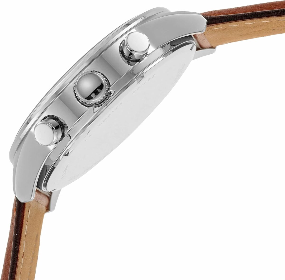 Flynn Chronograph Brown Leather Watch - Image 6